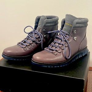 NEW✨Cole Haan Zerogrand Hiking Boots Blue Gray Size 9.5 ✨